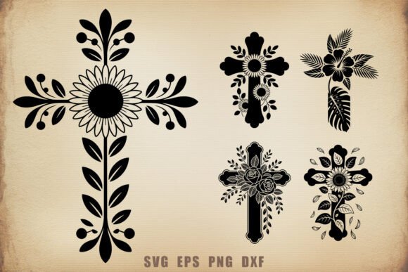 Crafting Faith: A Designer's Review of Christian Floral Cross SVG Bundle Files
