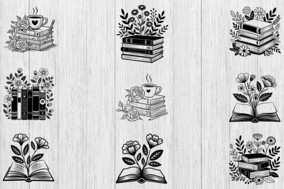 Floral Books SVG Bundle, Reading Svg: A Designer's Reality Check