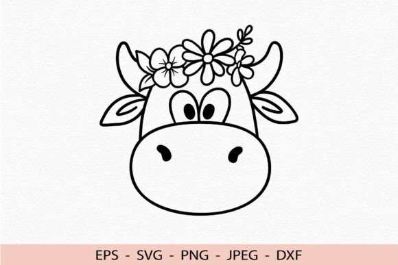 Floral Cow Svg Farm Animal Dxf Cricut Review
