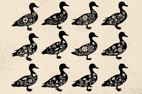 Floral Duck SVG, Wildflower Duck Cut Svg Review