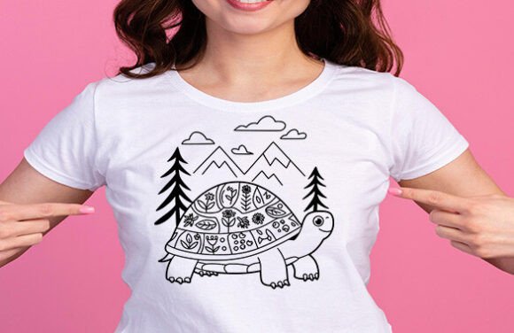 Floral Turtle SVG, Tortoise SVG, Files: Real Embroidery Review