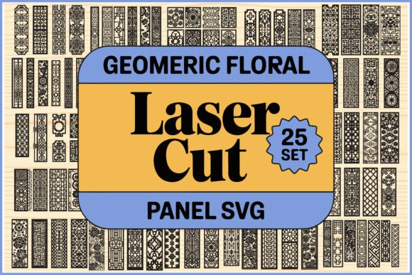 Geometric Floral Panel SVG Set Review