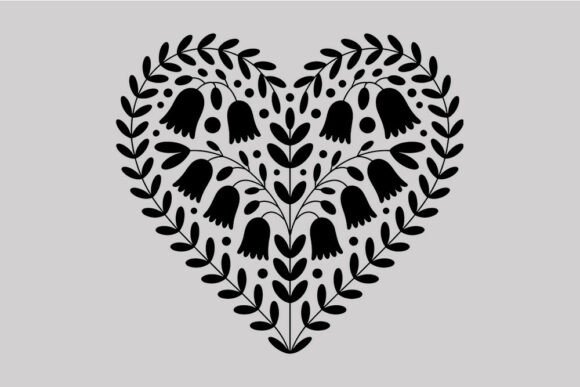 Heart Floral Wreath SVG Daisy Flower H Review