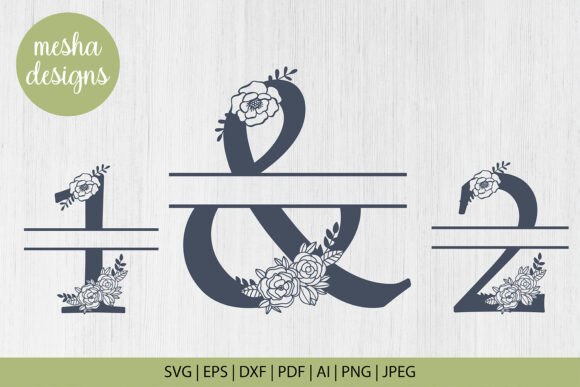 Split Floral Numbers Svg Cut File: A Designer's Real-World Review